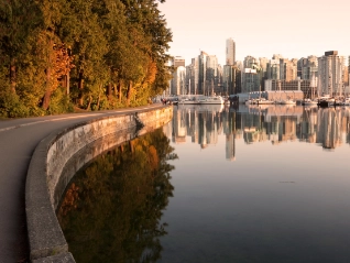 The skyline of Vancouver