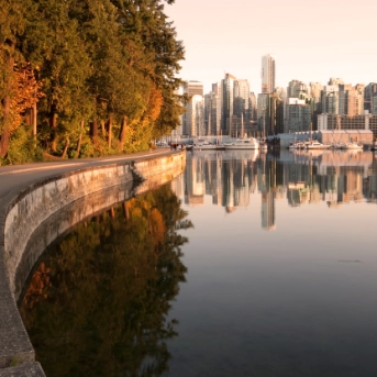 The skyline of Vancouver