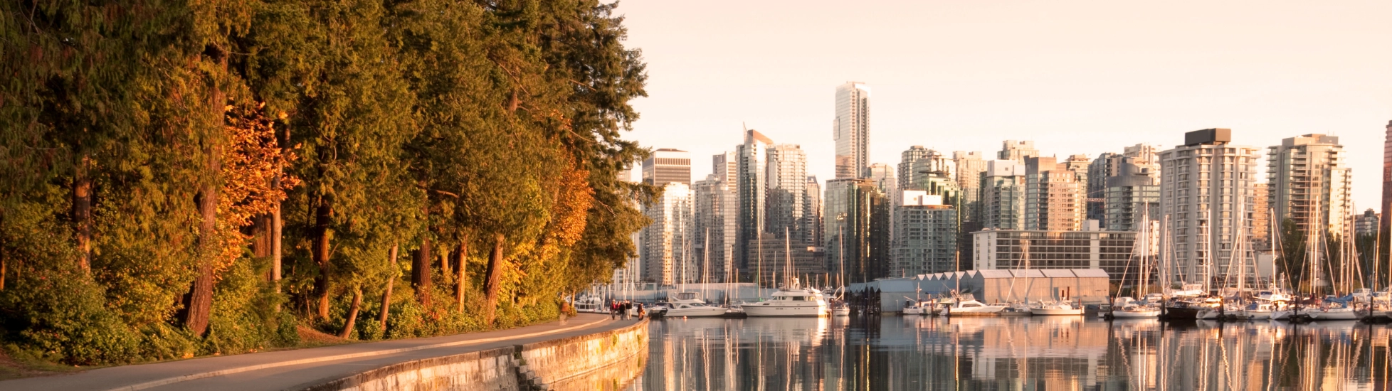 The skyline of Vancouver